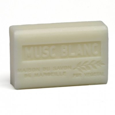 savon de marseille - white musk met biologische sheaboter