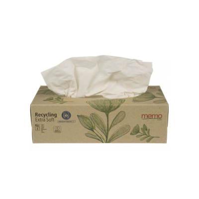 Memo - Tissues Recycled Extra Soft 100st. Memo - Tissues Recycled Extra Soft 100st.