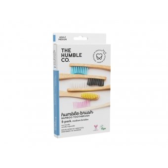 The Humble Co. - Bamboe tandenborstels medium 5 st.