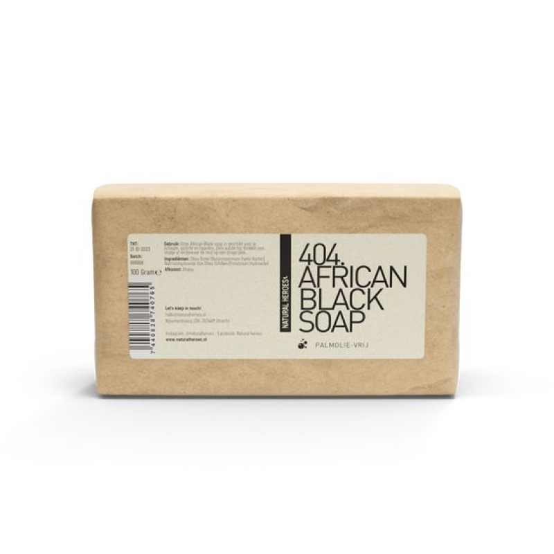 Natural Heroes - African Black Soap (Palmolie-Vrij)