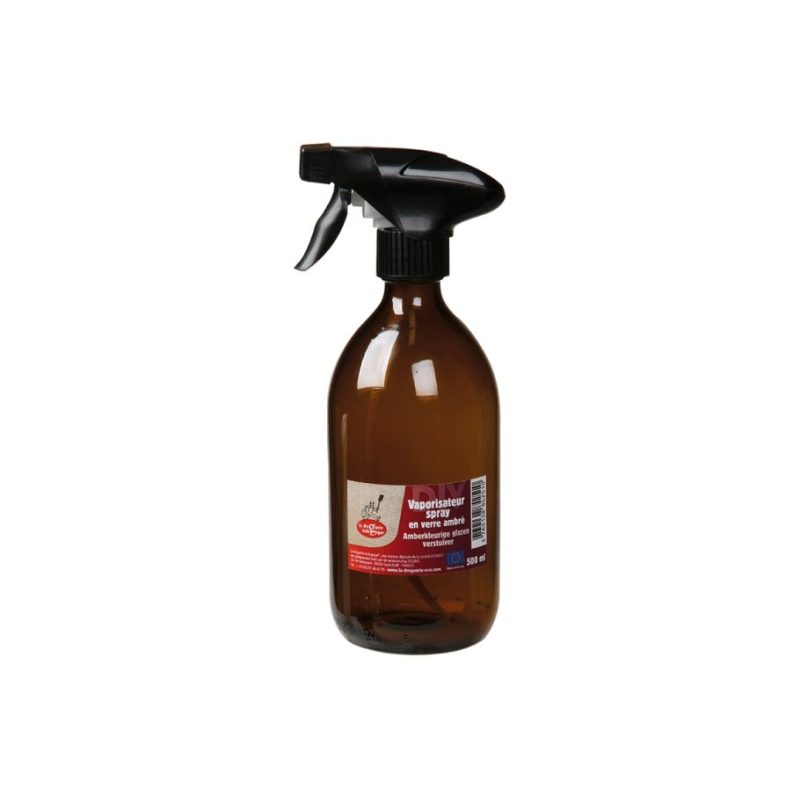Glazen sprayfles 500 ml amber