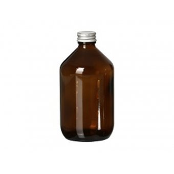 Glazen fles met dop 500 ml 