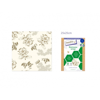 Bijenwasdoek Medium - 25x25 - Flower print - Flower