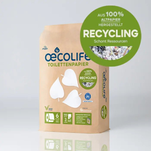 Oecolife - Gerecycled toiletpapier 