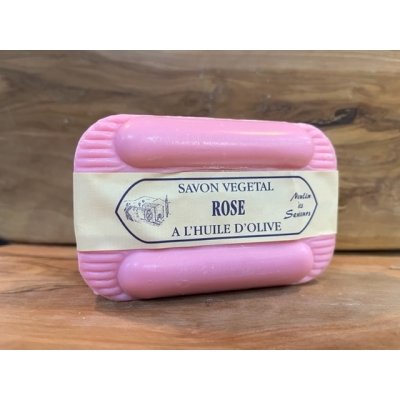 Franse olijfzeep rozenzeep - rose - 250 gr