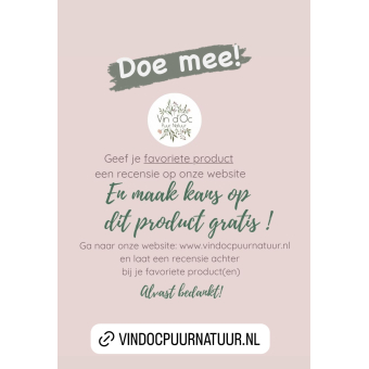 SCHRIJF EEN REVIEW EN MAAK KANS OP JE FAVORIETE PRODUCT GRATIS