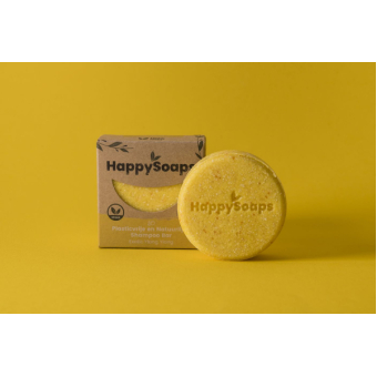 HappySoaps - Exotic Ylang Ylang Shampoo bar (dagelijks gebruik normaal haar)