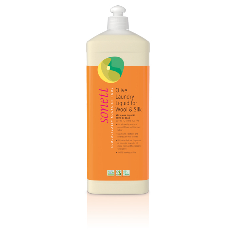 Sonett Olive Laundry Liquid – Zachte Waslotion voor Wol & Zijde