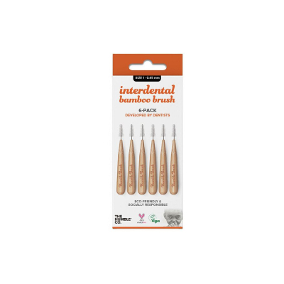 The Humble Co.Interdental borsteltje 6 st - oranje - 0.45 mm The Humble Co.Interdental borsteltje 6 st - oranje - 0.45 mm