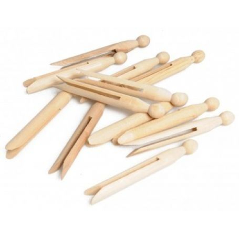 Wasknijpers - Houten Pins