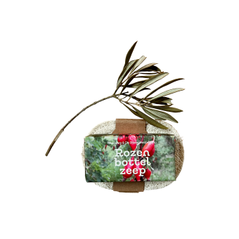 Werfzeep Rozenbottelzeep op gratis zeepkussentje (geldig tot 31-12-2025)
