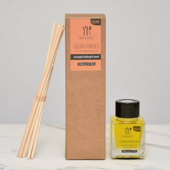 Geurstokjes 50 ml Sinaasappel Kruidnagel en Kaneel