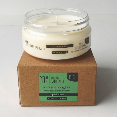 Reis geurkaars Hop en Kruiden