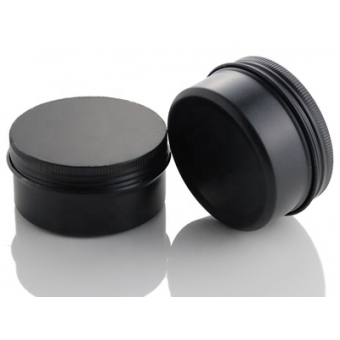 Zwart aluminium blikje