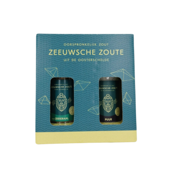 Zeeuwsche Zoute - Cadeauverpakking Zoutmolen Puur en Zeekraal