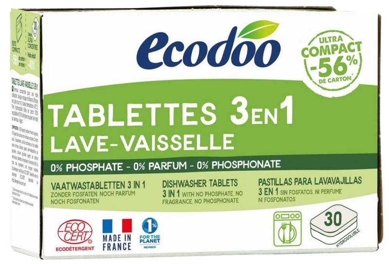 Ecodoo Vaatwastabletten 3-in-1 Eco Geconcentreerd